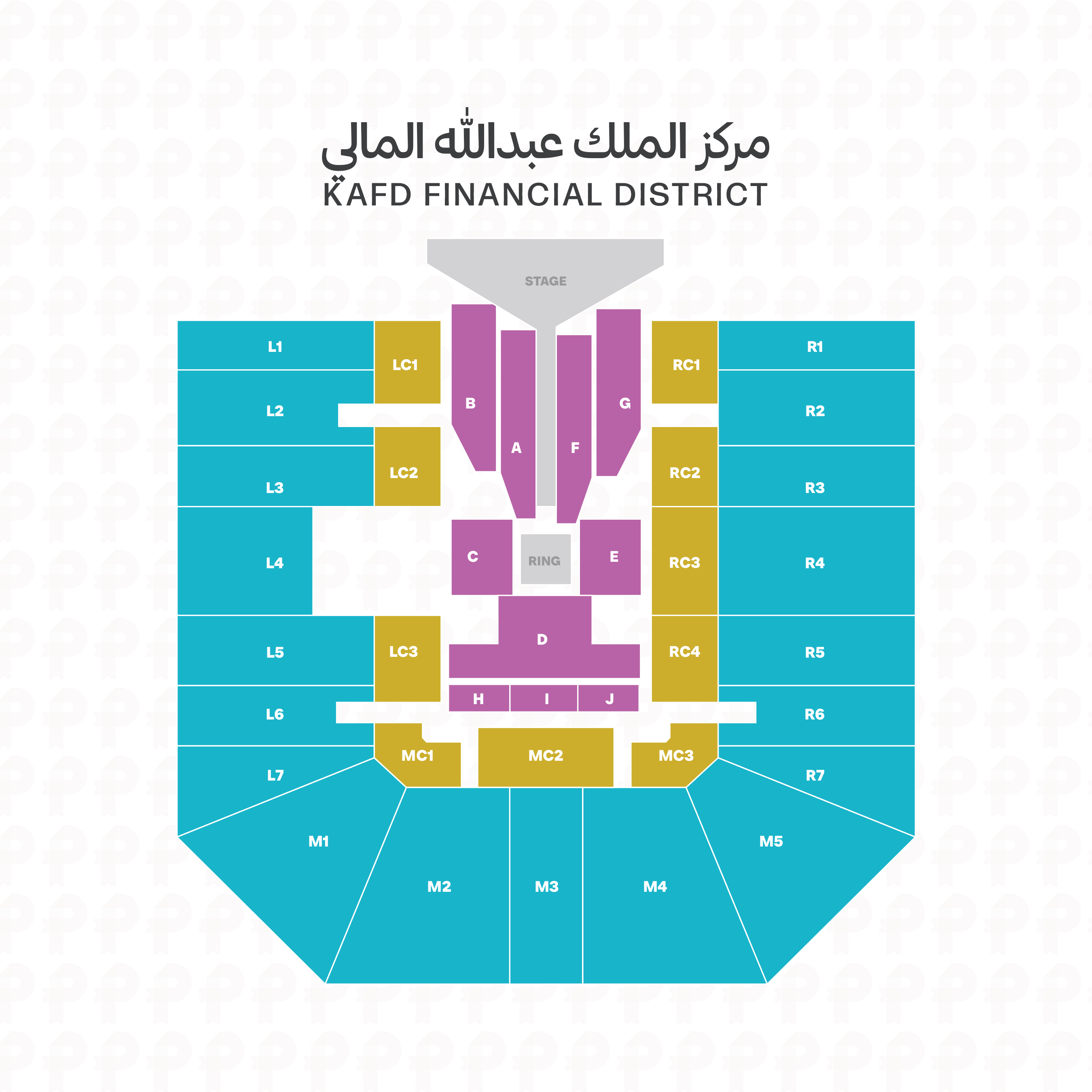 Stadium Seat Map