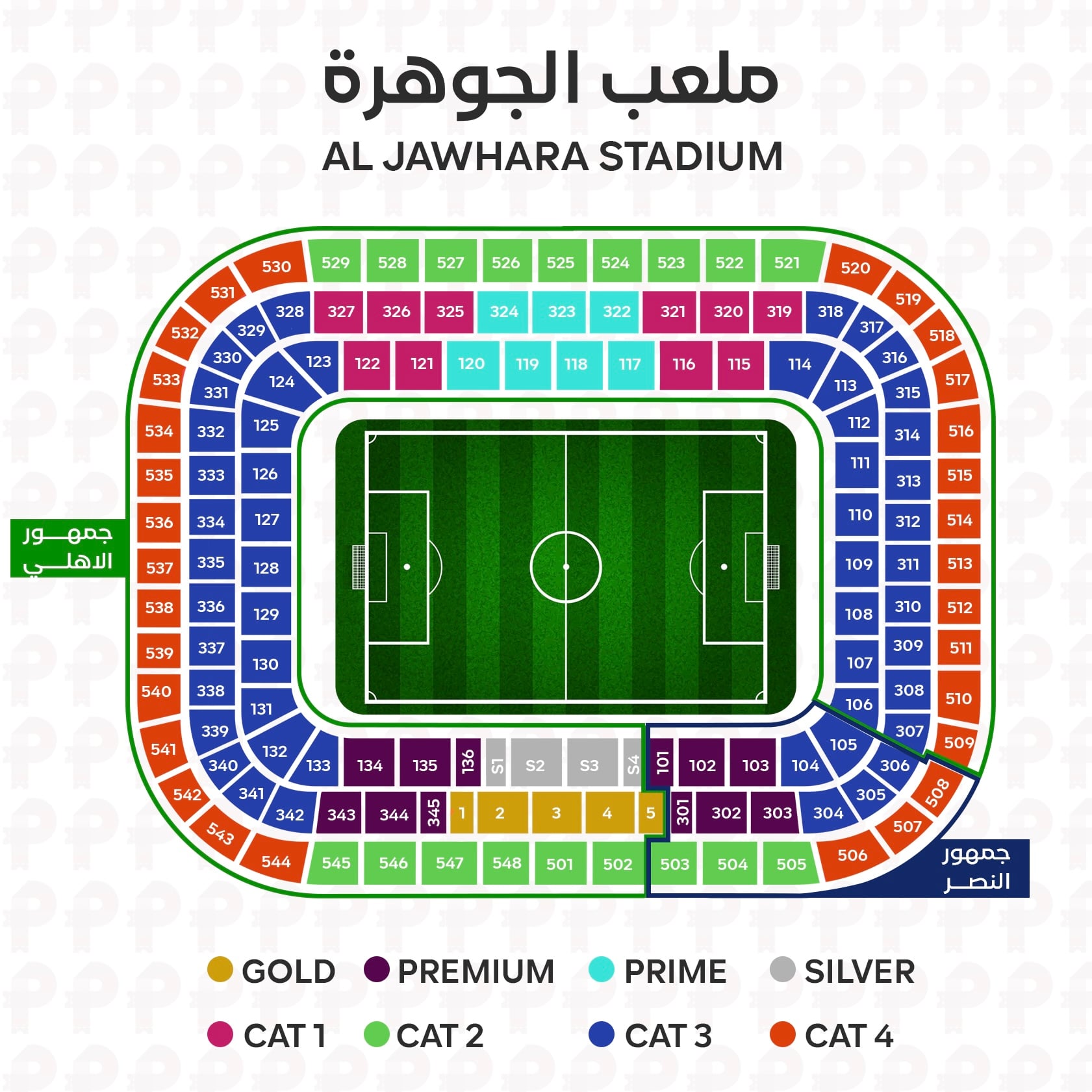 Stadium Seat Map
