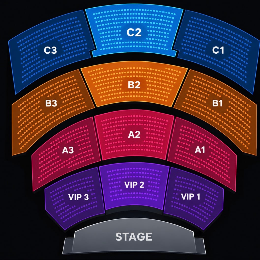 Stadium Seat Map