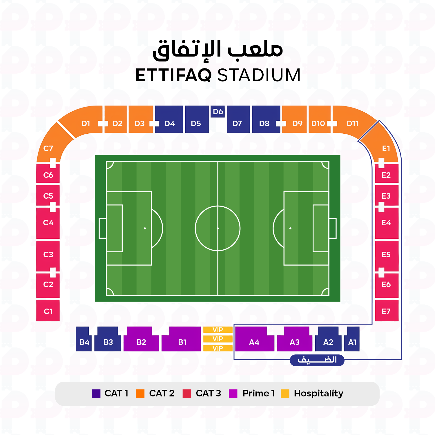 Stadium Seat Map