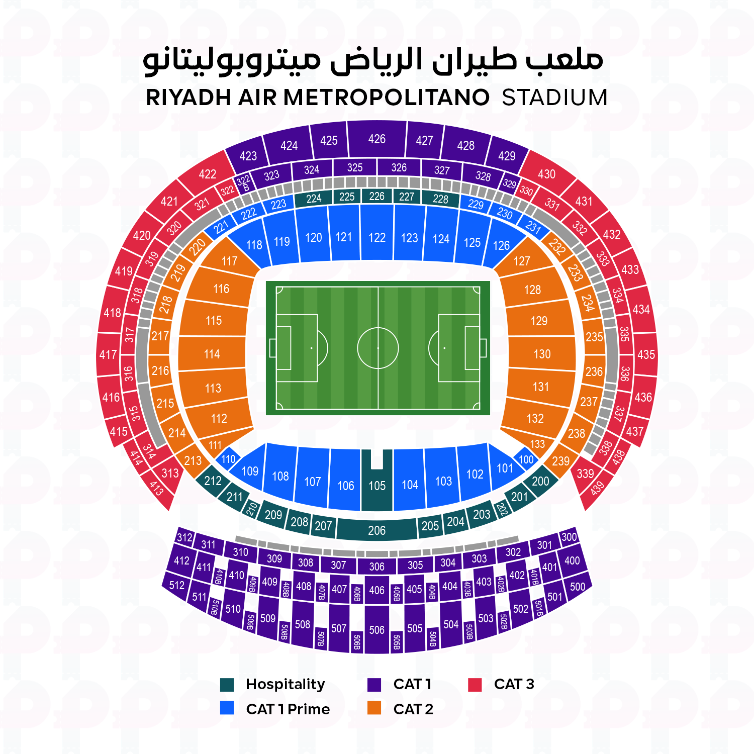 Stadium Seat Map